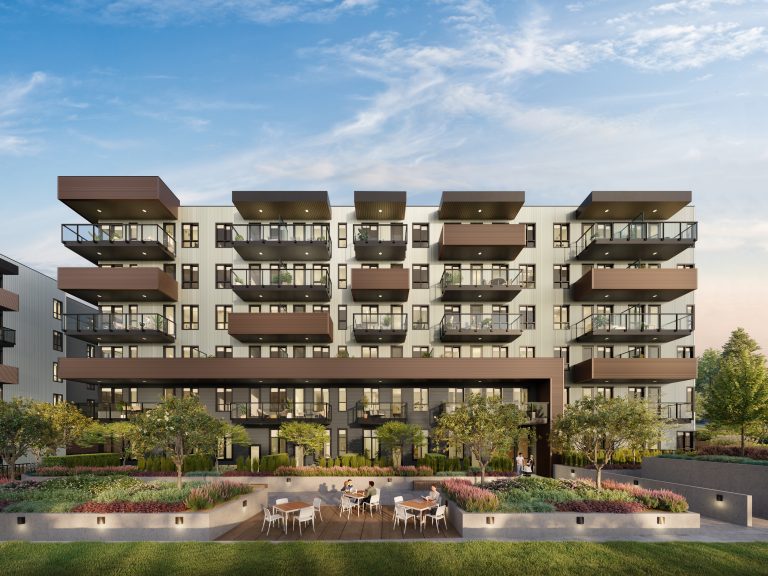 Bute at Clayton Crest master planned condo community development in West Clayton Surrey